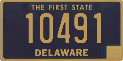 DE license plate 10491