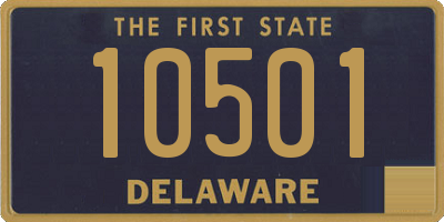 DE license plate 10501