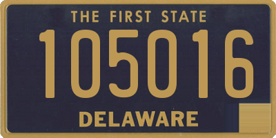 DE license plate 105016