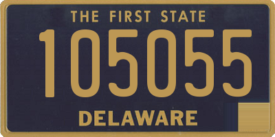 DE license plate 105055