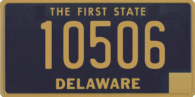 DE license plate 10506