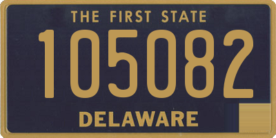DE license plate 105082