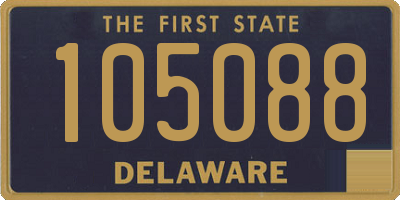 DE license plate 105088