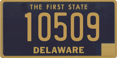 DE license plate 10509