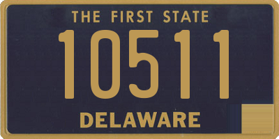 DE license plate 10511