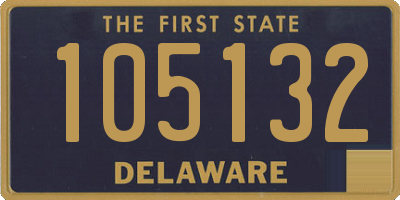 DE license plate 105132
