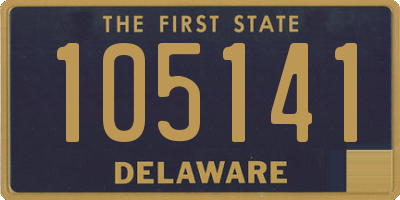 DE license plate 105141