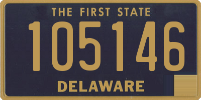 DE license plate 105146