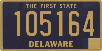 DE license plate 105164