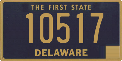 DE license plate 10517