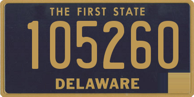 DE license plate 105260