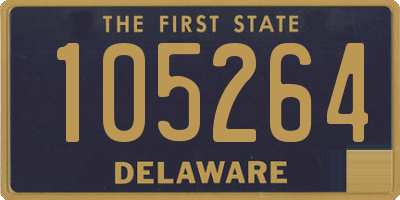 DE license plate 105264