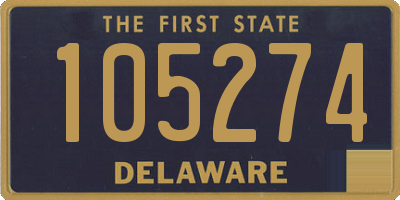 DE license plate 105274