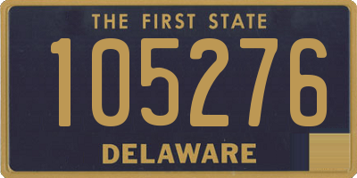 DE license plate 105276