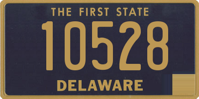 DE license plate 10528