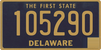 DE license plate 105290