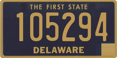 DE license plate 105294