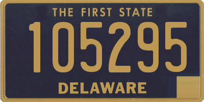 DE license plate 105295
