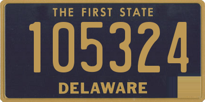 DE license plate 105324