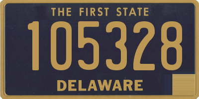 DE license plate 105328