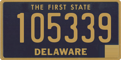 DE license plate 105339