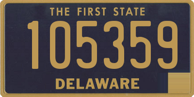 DE license plate 105359