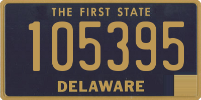 DE license plate 105395