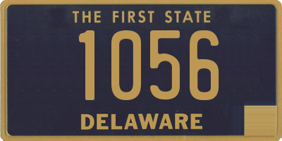 DE license plate 1056