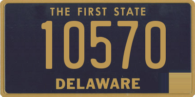 DE license plate 10570