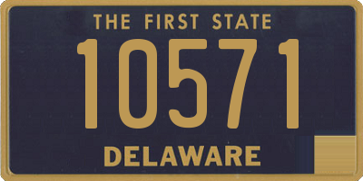 DE license plate 10571