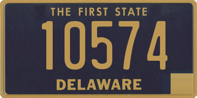 DE license plate 10574