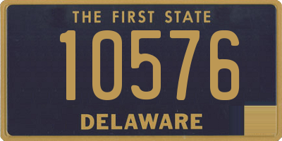 DE license plate 10576