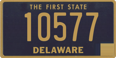 DE license plate 10577