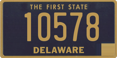 DE license plate 10578