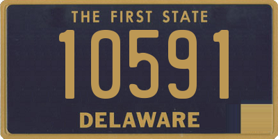 DE license plate 10591