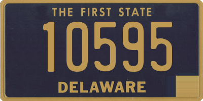 DE license plate 10595