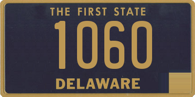 DE license plate 1060