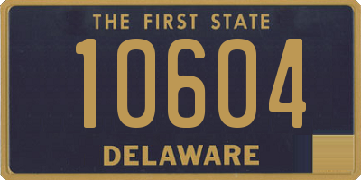 DE license plate 10604