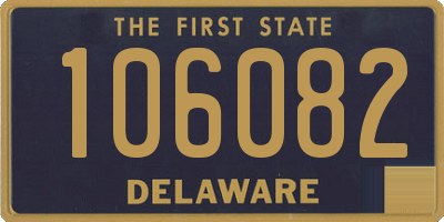 DE license plate 106082