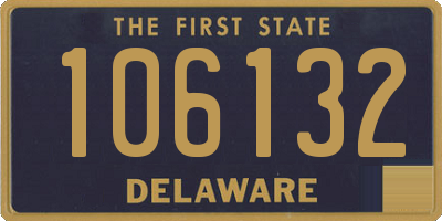 DE license plate 106132