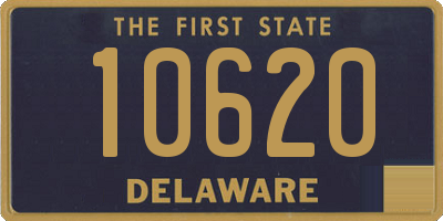 DE license plate 10620