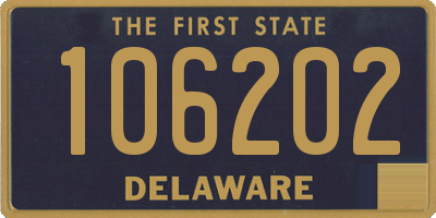 DE license plate 106202