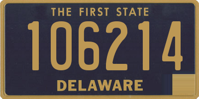 DE license plate 106214