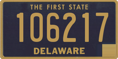 DE license plate 106217