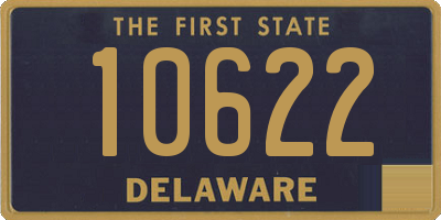 DE license plate 10622