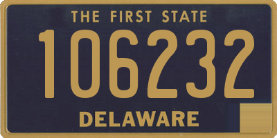 DE license plate 106232