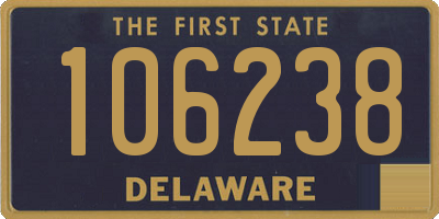 DE license plate 106238