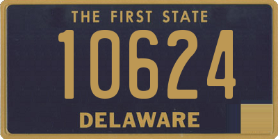 DE license plate 10624