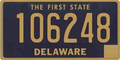 DE license plate 106248