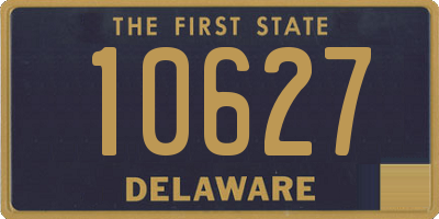 DE license plate 10627